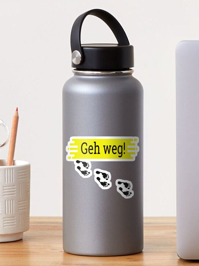 Thumbnail 1 von 3, Sticker, Geh weg! designt und verkauft von Kobeko.