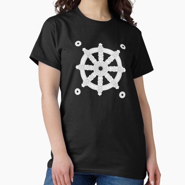Item preview, Buddhist Dharma Wheel Buddha Buddhism  designed and sold by The Junto Shop.