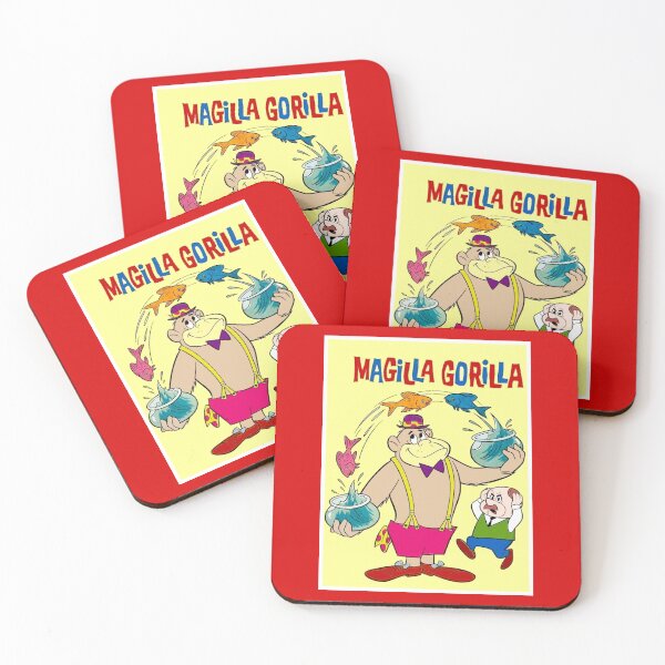 Item preview, MAGILLA GORILLA : Vintage Cartoon Abstract Character Print designed and sold by posterbobs.
