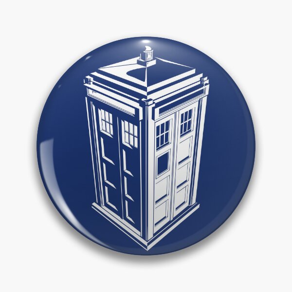 Item preview, Metropolitan Police Box - Dr Time Machine (White) - Sci-fi Inspired designed and sold by RetroTeeStudio.