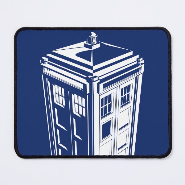 Item preview, Metropolitan Police Box - Dr Time Machine (White) - Sci-fi Inspired designed and sold by RetroTeeStudio.