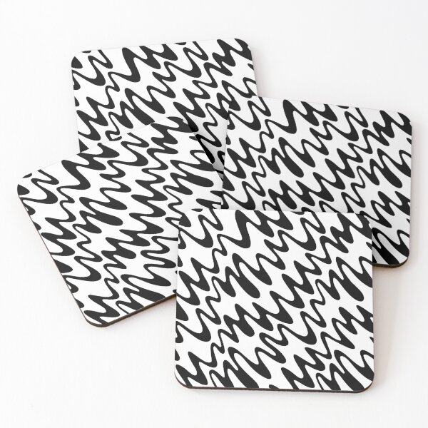 Item preview, Groovy Squiggles - Black on White designed and sold by Sydney Parker-Mitchell.