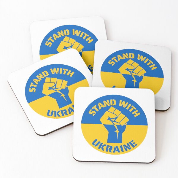 Item preview, Stand with Ukraine Circle with Fist - Russia Ukraine War - support ukraine designed and sold by CaitU.