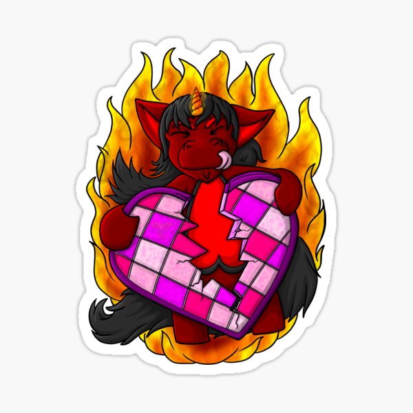 Ashe: The Anti-Valentine's Derpicorn Sticker