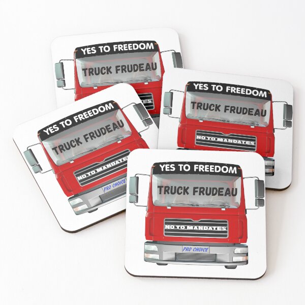 Item preview, Truck Frudeau Yes to Freedom No to Mandates designed and sold by captainpeter.