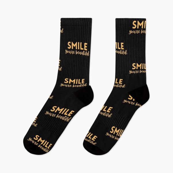 Item preview, Smile,you're beautiful positive happy quote designed and sold by Coolclassy.