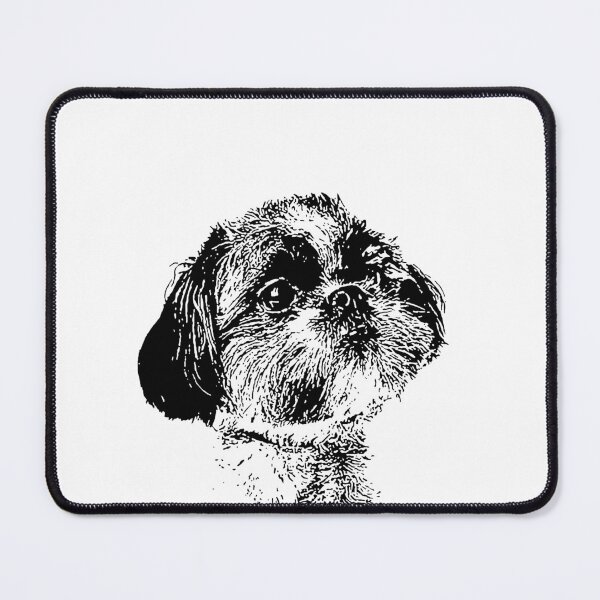 Item preview, Cute Shih Tzu Puppy Dog Pen and Ink art designed and sold by adriana-holmes.