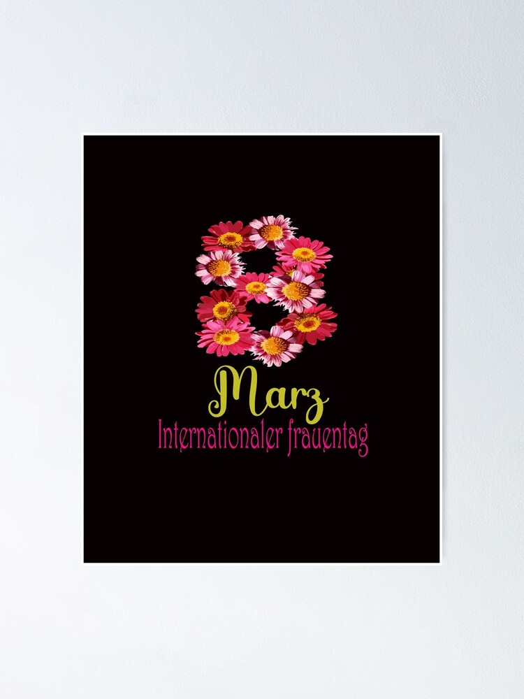 März Internationaler frauentag Poster