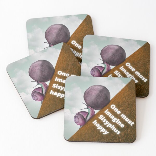 Item preview, One must imagine Sisyphus happy, Albert Camus, Absurdism designed and sold by TheFreeLife.