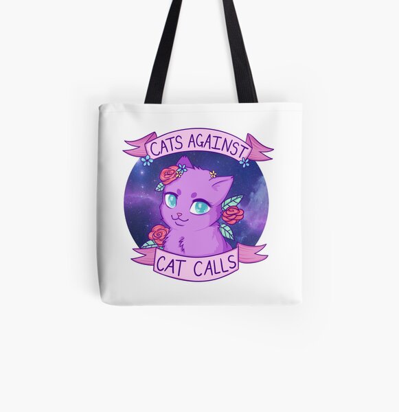 Cats Against Cat Calls All Over Print Tote Bag