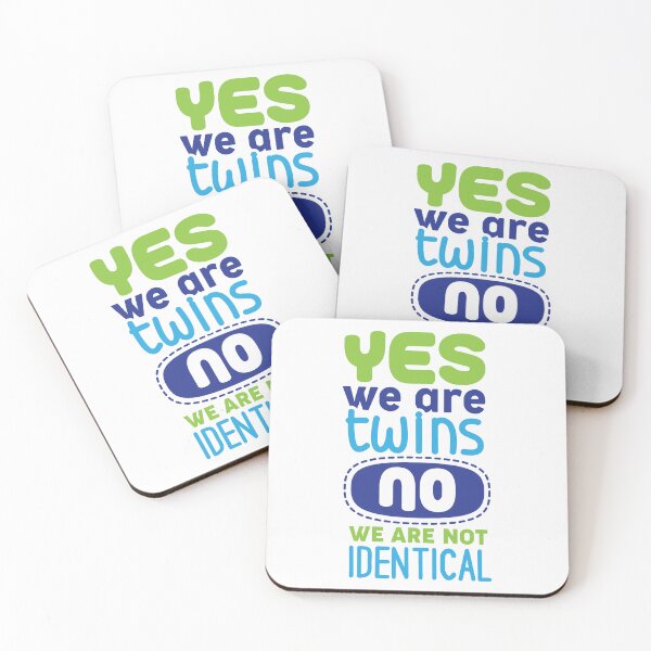 Item preview, Yes We Are Twins No We Are Not Identical designed and sold by jaygo.