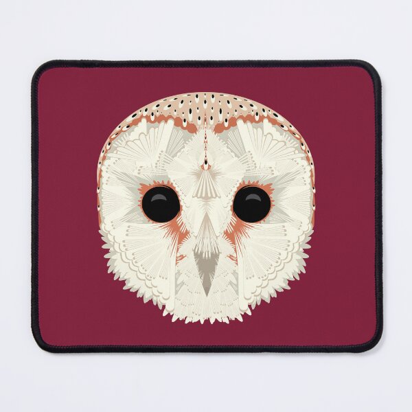Item preview, Barn Owl - Claret designed and sold by Elisa Yinh Creative.