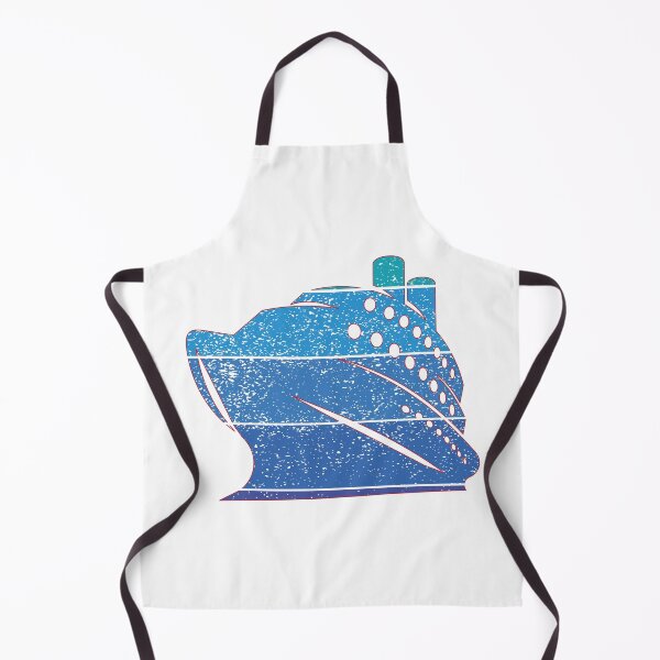 Item preview, Retro Cruise Ship Blue designed and sold by HungarianSailor.