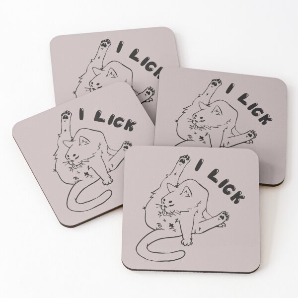 Item preview, I LICK cat Premium  designed and sold by BluMankuma.