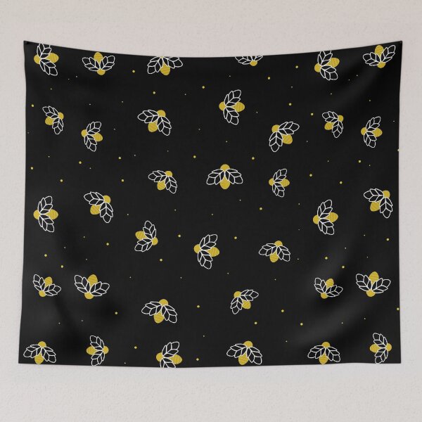 Item preview, Cute Fireflies Flying designed and sold by Purr95.
