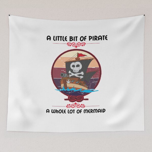 Item preview, Sailor, sailing, pirate ship, jolly roger, pirate quote designed and sold by mmammammira.