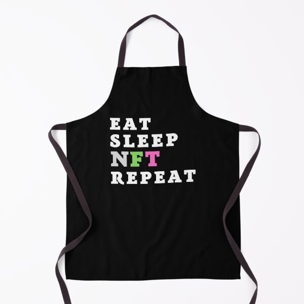 Item preview, Funny crypto gift idea for non fungible token makers and lovers - EAT SLEEP NFT REPEAT  . esse designed and sold by SaraKayden.
