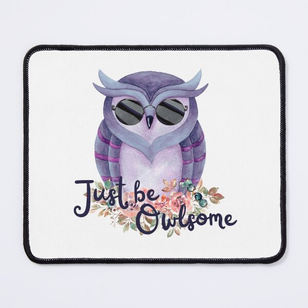 Item preview, Just be Owlsome - Cute Watercolor Owl for Owl Lovers designed and sold by Desandu.