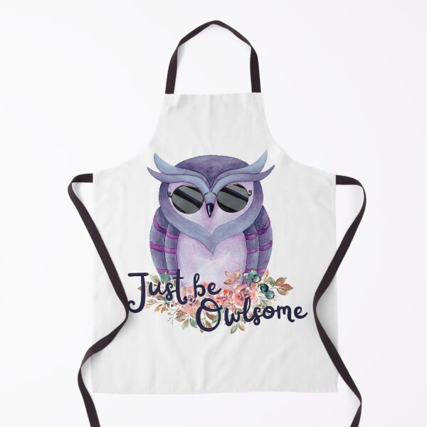 Item preview, Just be Owlsome - Cute Watercolor Owl for Owl Lovers  designed and sold by Desandu.