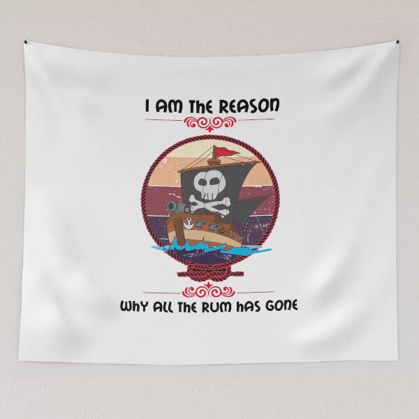 Item preview, Sailor, sailing, pirate ship, jolly roger, pirate quote designed and sold by mmammammira.