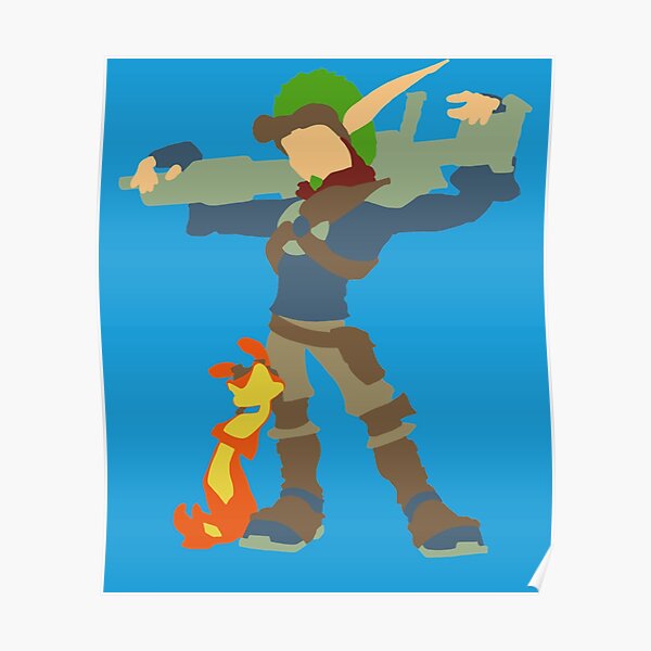 "Jak and Daxter - Minimalist " Poster for Sale by PopCultureCloth