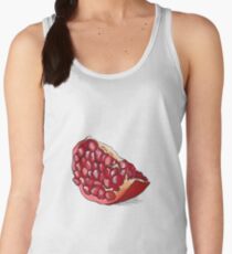 Hand drawn illustration of pomegranate. Women's Tank Top