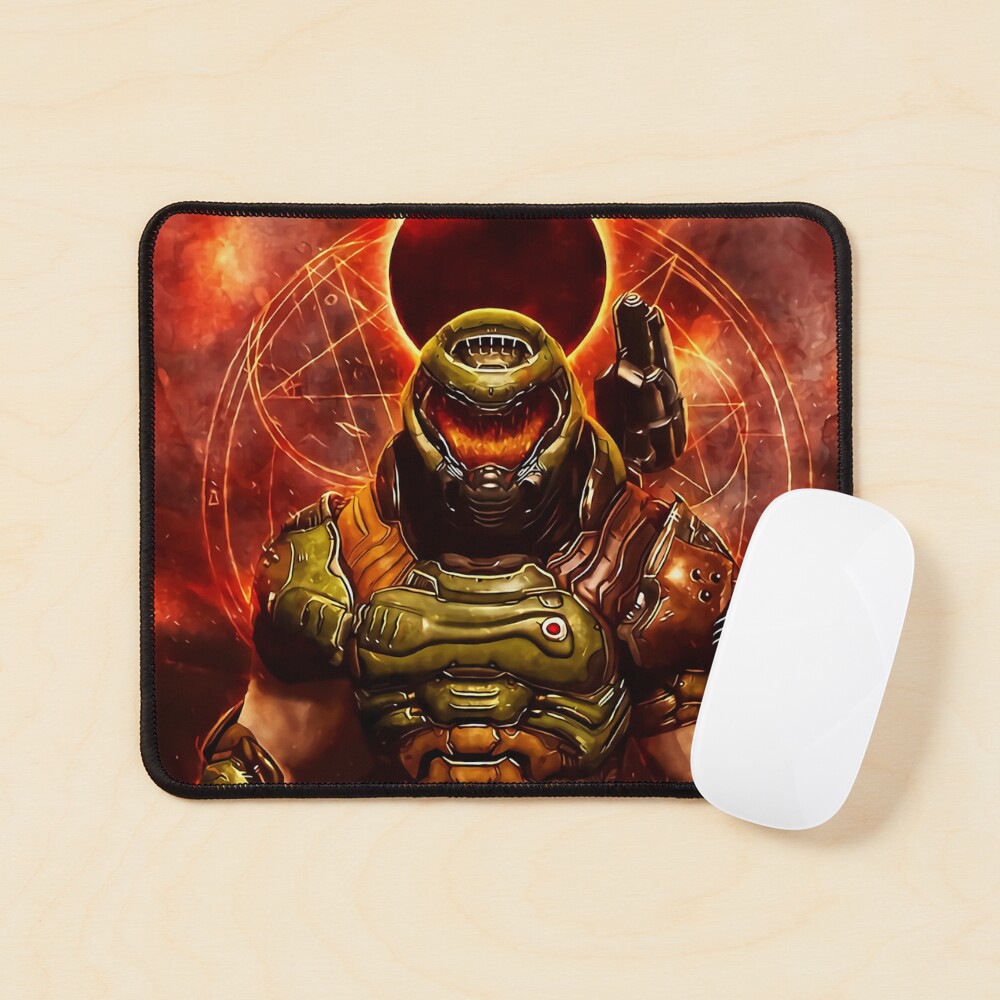 doom eternal mouse pad