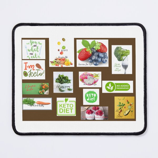 Item preview, Keto Diet Quotes Packed Stickers designed and sold by Marlyn Nierves.