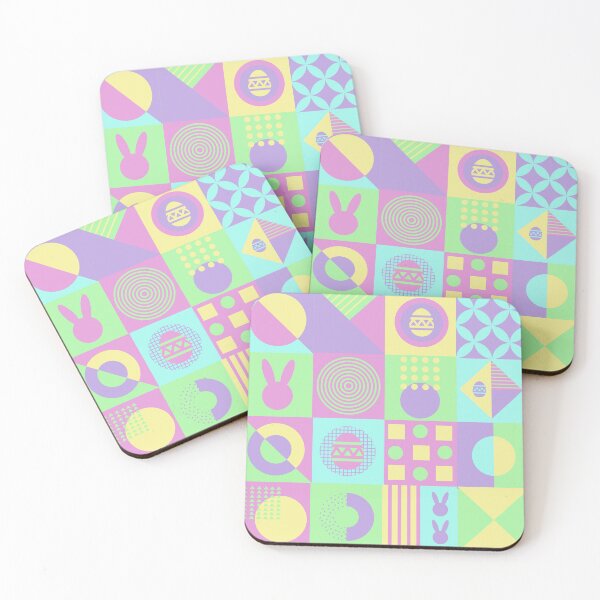 Item preview, Easter Celebration - Shapes Neo Geo Pattern designed and sold by Krysanthe.