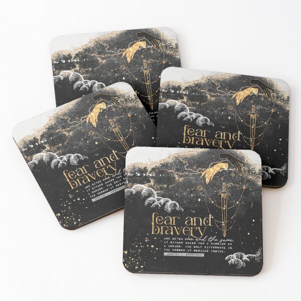 Item preview, Fear and Bravery designed and sold by Stella Bookish Art.