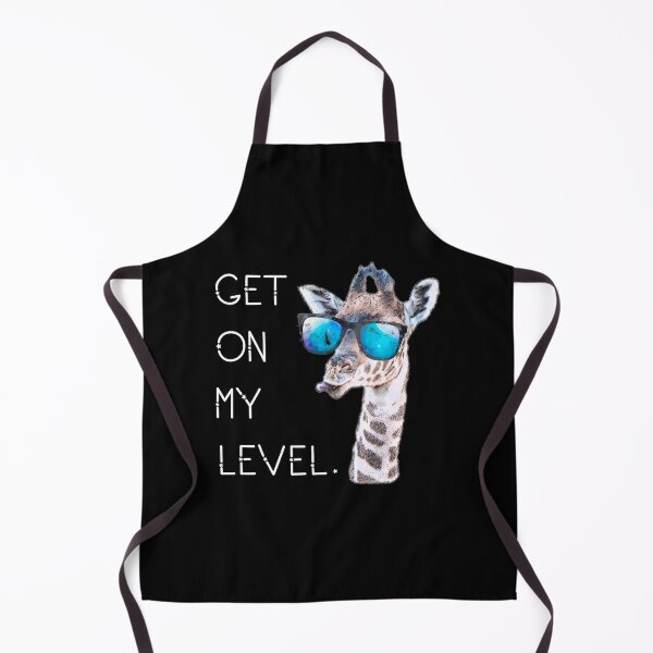 Item preview, Get On My Level - Giraffe Glasses Giant Zoo Animal Saying Gift Africa Souvenir designed and sold by Style4You24.