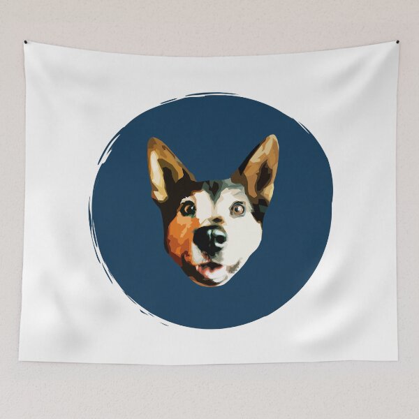 Item preview,  German Shepherd Dog Pop Art - Paint Circle - WPAP designed and sold by inkandmoth.