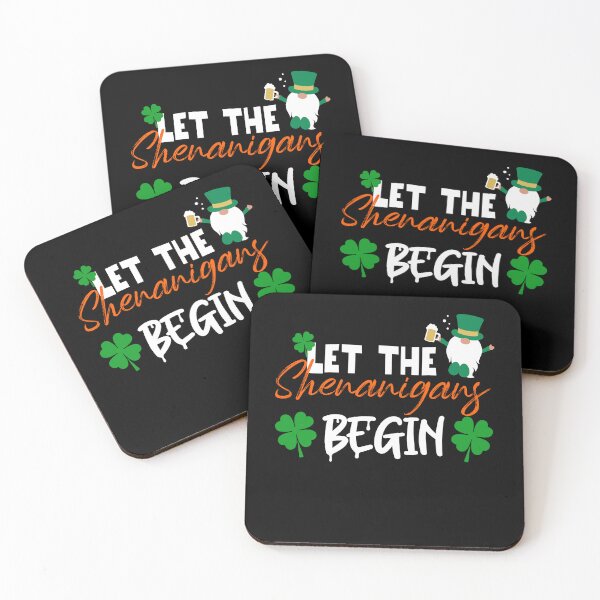 Item preview, Let The Shenanigans Begin St Patricks Day Irish Shamrock designed and sold by Emma-Mila.