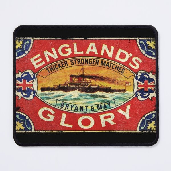 Item preview, ENGLAND’S GLORY Matchbox - Bryant & May - Thicker Stronger Matches - Traditional British designed and sold by RetroTeeStudio.