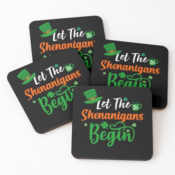 Item preview, Let The Shenanigans Begin St Patricks Day Irish Shamrock designed and sold by Emma-Mila.