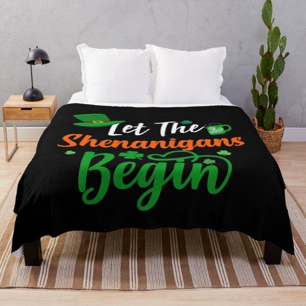 Item preview, Let The Shenanigans Begin St Patricks Day Irish Shamrock designed and sold by Emma-Mila.