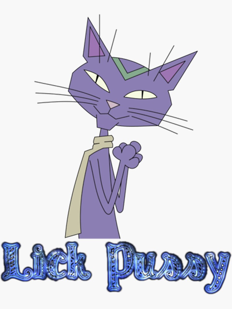 Lick Pussy Sticker By Blumankuma Redbubble 