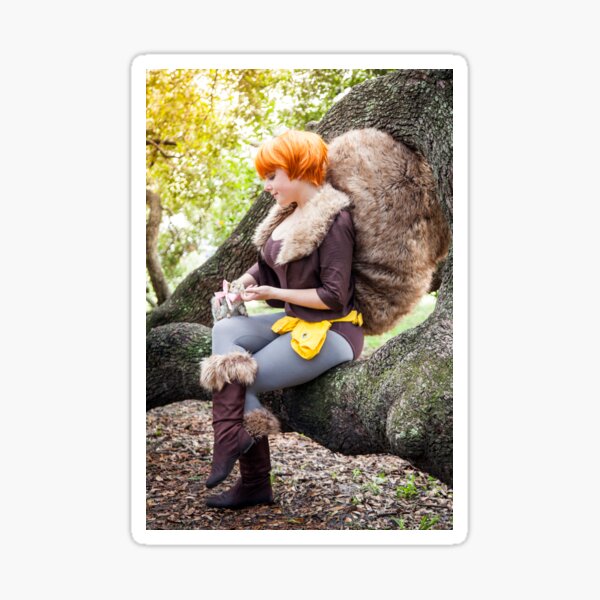 Squirrel Girl Petting Tippy Sticker