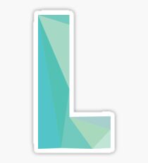 L - The Letter Series Sticker
