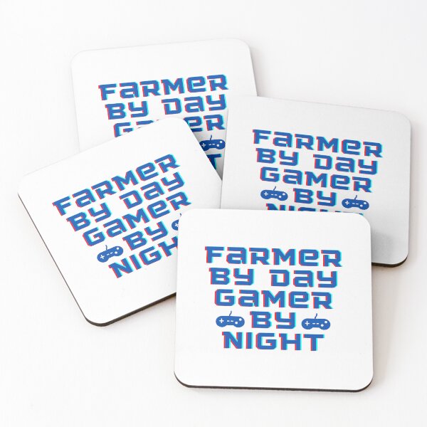 Item preview, Farmer By Day Gamer By Night, Gamer Farmer, Funny Gamer Farmer designed and sold by Designting.