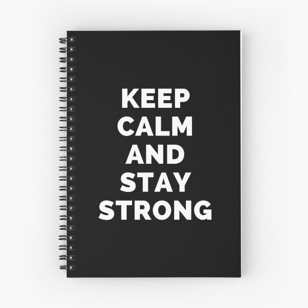 Item preview, Keep Calm And Stay Strong - Black And White Simple Font - Funny Meme Sarcastic Satire - Self Inspirational Quotes - Inspirational Quotes About Life and Struggles designed and sold by ExploreTheStore.