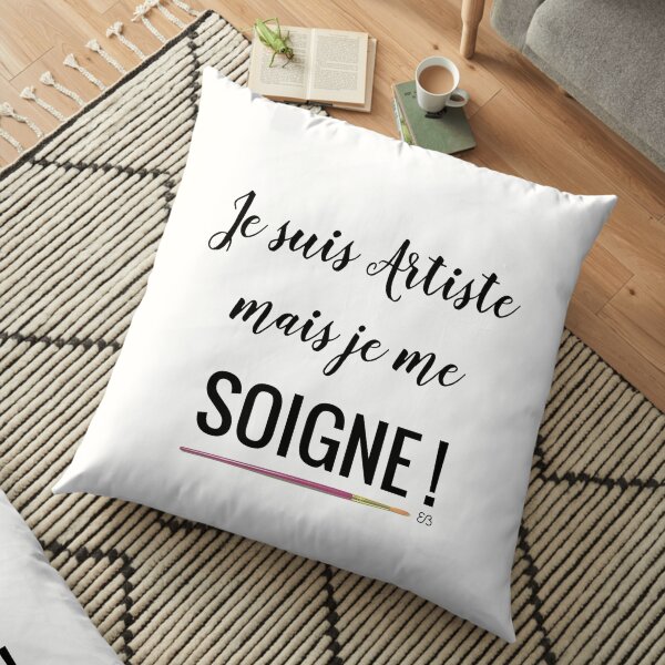Des mots en partage (30) Coussin de sol