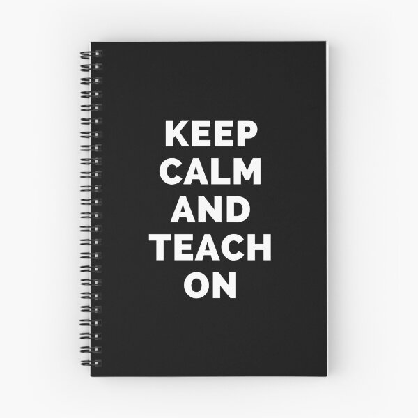 Item preview, Keep Calm And Teach On - Black And White Simple Font - Funny Meme Sarcastic Satire - Self Inspirational Quotes - Inspirational Quotes About Life and Struggles designed and sold by ExploreTheStore.