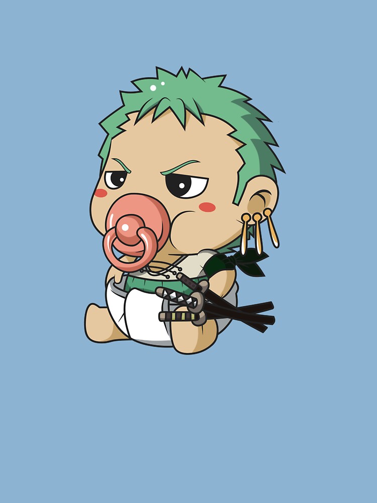 One Piece Zoro Logo' Baby Bib