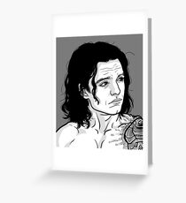 Pensive Greeting Card