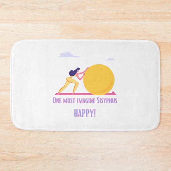 Item preview, One must imagine Sisyphus happy, Albert Camus, Absurdism designed and sold by TheFreeLife.