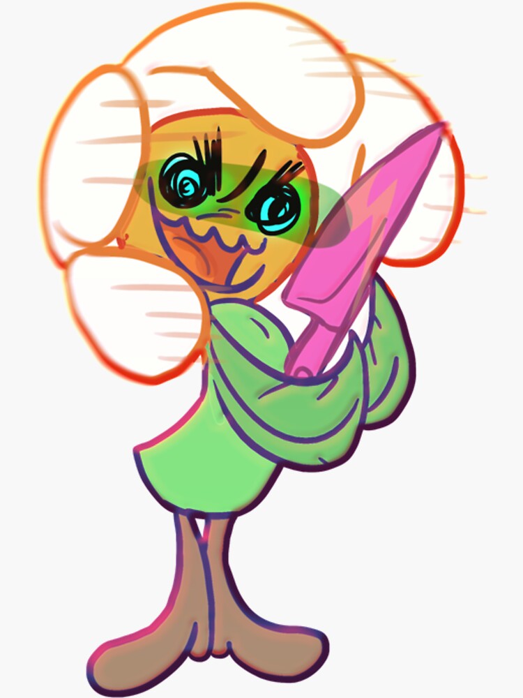 "Bad Daisy" Sticker by FadenBoach Redbubble