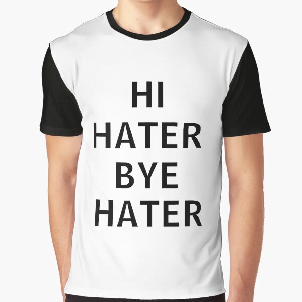 Artikel-Vorschau von Hallo Hater, tschüss Hater, designt und verkauft von FadenBoach.