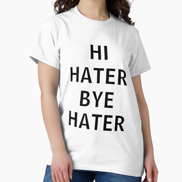 Artikel-Vorschau von Hallo Hater, tschüss Hater, designt und verkauft von FadenBoach.