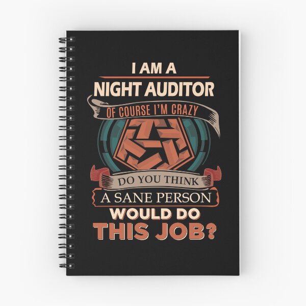Item preview, Night Auditor T Shirt - Sane Person Job Gift Item Tee designed and sold by ximenalivi.